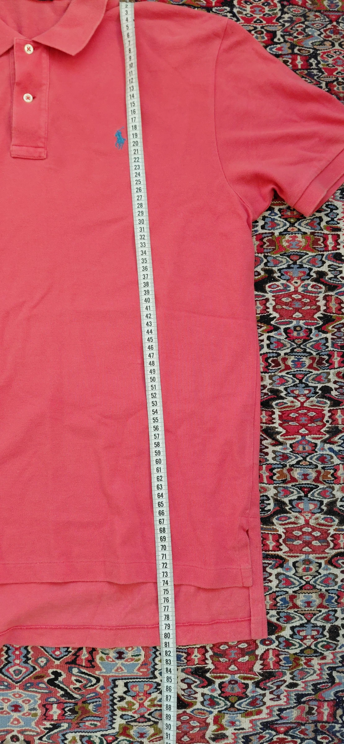 Polo Ralph Lauren Vermelho Homem Tamanho G – 100% Autêntico – Muito bom estado – photo 6
